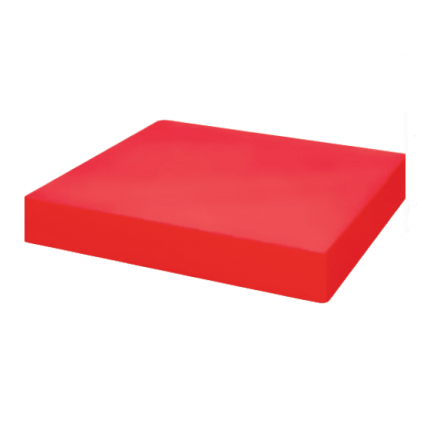 Bloc de découpe en polyéthylène rouge  Tables de découpe/billots