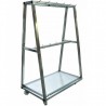 Stainless steel detailing trolley for butchers and slaughterhouses - CHR MARKET