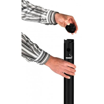 Cendrier colonne GOLD SECURIT Cendriers