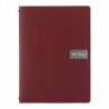 Protège-menu A4 en cuir RED ROYAL SECURIT Protège-menus A4