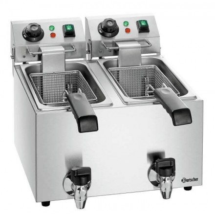 Friteuse électrique "SNACK II PLUS" 2x4L BARTSCHER Friteuses de table