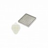 Kit couteau+poussoir 8x8mm acier étamé LOUIS TELLIER Accessoires