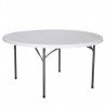 Table ronde pliante NÎMES 10 pers.  Mobilier de réception