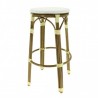 Tabouret BIARRITZ écru  CHAISES EN TOILE/CORDE