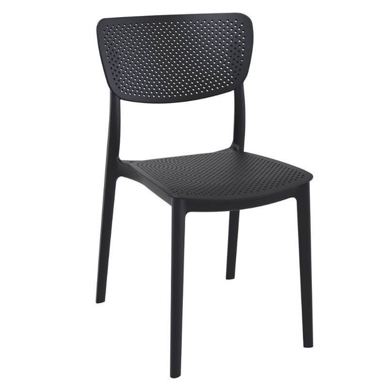 Chaise ROYAN noire VALERO Gamme ROYAN