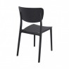 Chaise LUCY noire LIGNE CHR Gamme MONACO