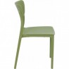 Chaise LUCY vert olive LIGNE CHR Gamme MONACO