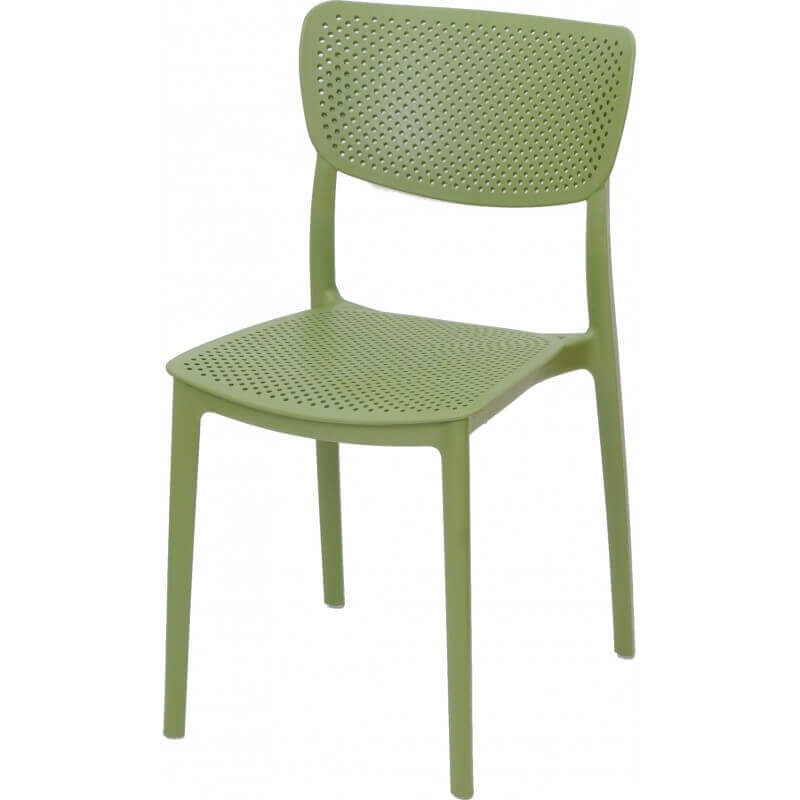Dessus de chaise 'Lucky' 8 points vert tropical en 100% polyester