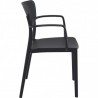 Fauteuil LOFT noir LIGNE CHR CHAISES EN POLYPROPYLÈNE