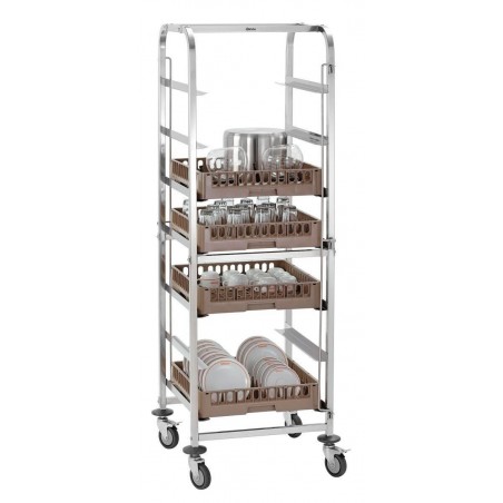 Chariot à casiers de lavage 7 niveaux ASP700 BARTSCHER Stainless steel transport ladders