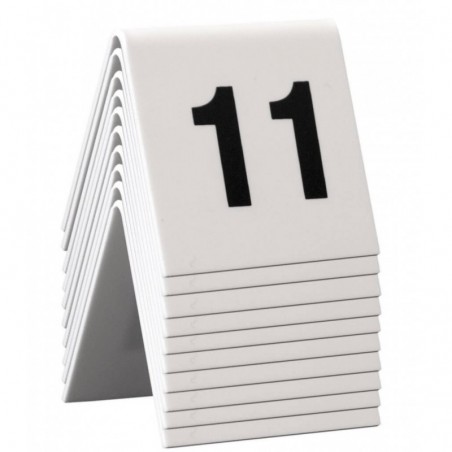 Numéros de table 11 à 20 SECURIT Numéros de table