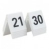 Numéros de table 21 à 30 SECURIT Numéros de table