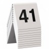 Numéros de table 41 à 50 SECURIT Numéros de table