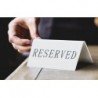 Chevalet RESERVED x5 SECURIT Salle