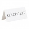 Chevalet RESERVIERT x5 SECURIT Numéros de table