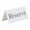 Chevalet RÉSERVÉ x5 SECURIT Numéros de table