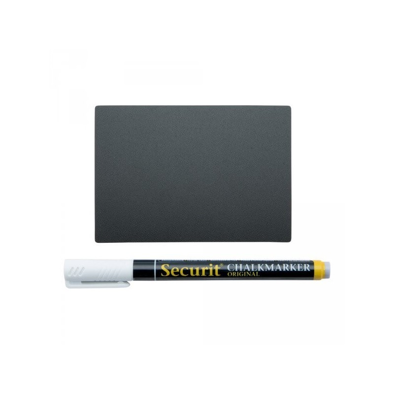 Étiquettes noires A7 x20 SECURIT Silhouette sticks Étiquettes noires A7 x20 SECURIT Silhouette sticks