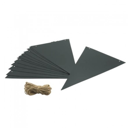 Guirlande à fanions en ardoise SECURIT Silhouette sticks