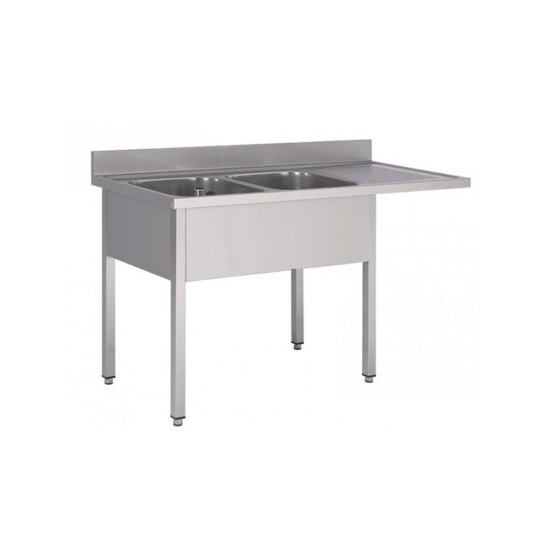 Plonge inox | 2 bacs + emplacement lave-vaisselle Plonges inox Plonge inox | 2 bacs + emplacement lave-vaisselle Plonges inox