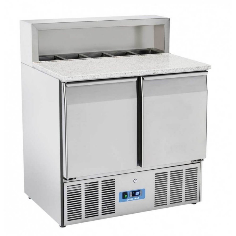 Table à pizza CRP90 COOL HEAD Tables à pizza réfrigérées