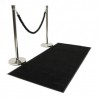 Tapis d'entrée VIP noir SECURIT Poteaux d'accueil / Tapis