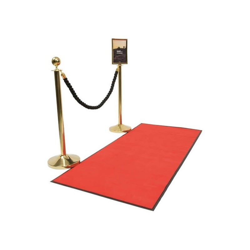 Tapis d'entrée VIP rouge SECURIT Poteaux d'accueil / Tapis Tapis d'entrée VIP rouge SECURIT Poteaux d'accueil / Tapis