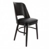 Chaise COLISÉE | Wengé & Noir LIGNE CHR Chaises d'intérieur
