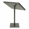 Illuminated GALVA STEEL menu holder 6xA4 on stand SECURIT Information Displays