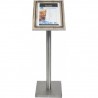 Display GLASS STAR OAK 1xA4 SECURIT Information Displays