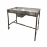 Table de poussage inox P700mm