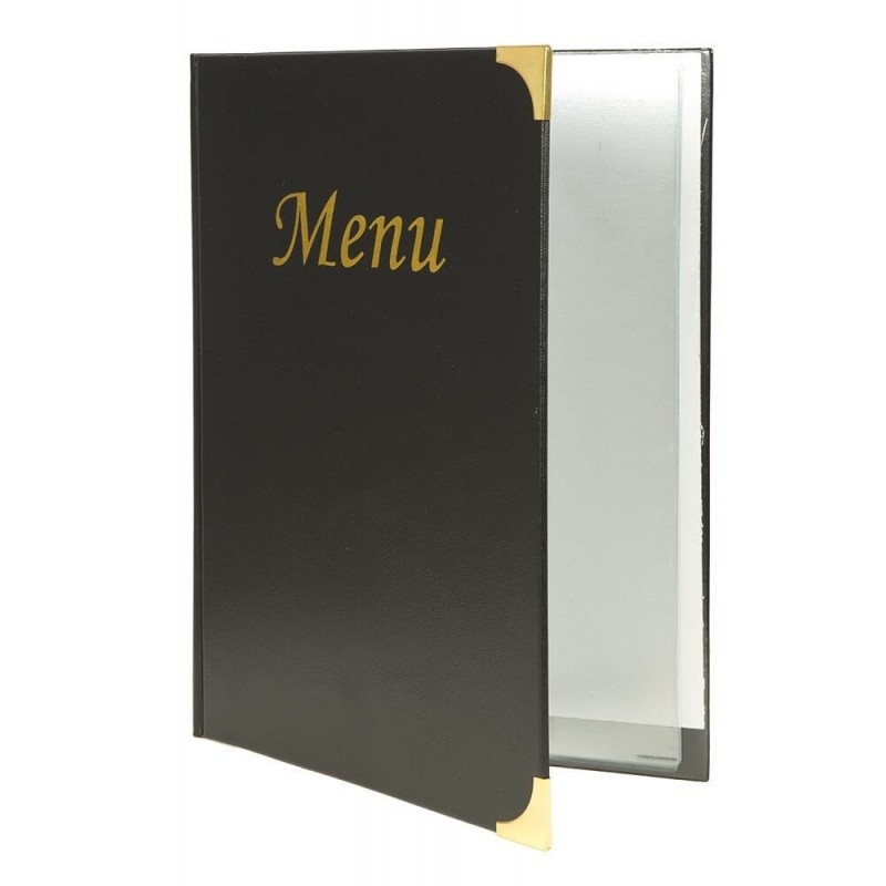 Protège-menu A4 BASIC noir 1er prix SECURIT A4 menu protectors Protège-menu A4 BASIC noir 1er prix SECURIT A4 menu protectors