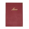 Box de 20 protège-menus A4 CLASSIC bordeaux SECURIT A4 menu protectors