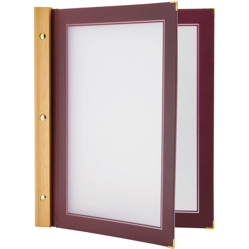 Protège-menu A4 WOOD SECURIT Protège-menus A4