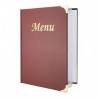 Protège-menu A5 Basic bordeaux SECURIT Protège-menus A5