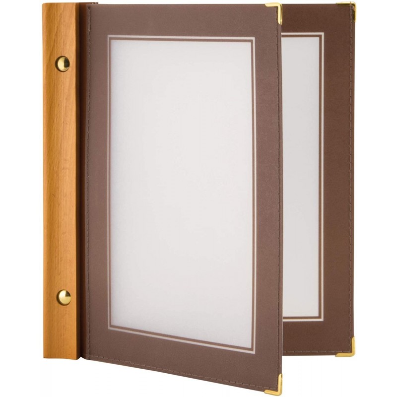 Protège-menu A5 WOOD SECURIT Protège-menus A5