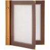 A5 WOOD menu holder - CHR MARKET