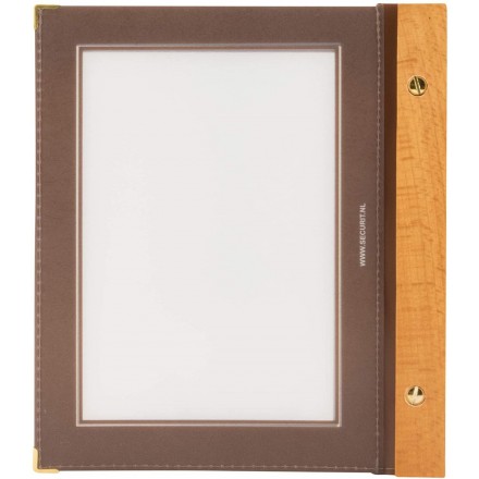 Protège-menu A5 WOOD SECURIT Protège-menus A5