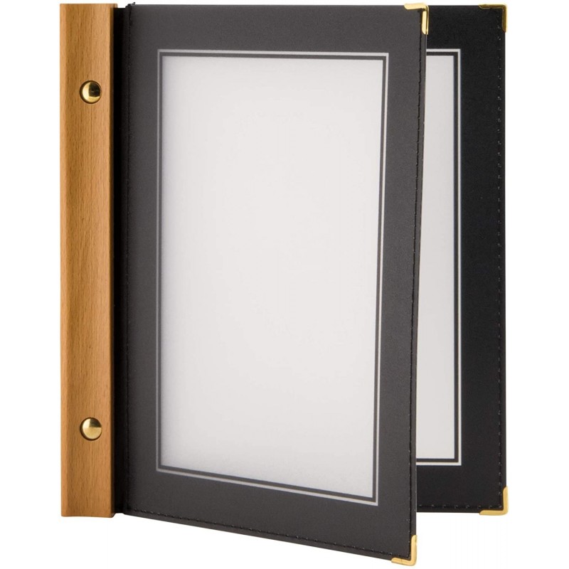 Protège-menu A5 WOOD SECURIT Protège-menus A5