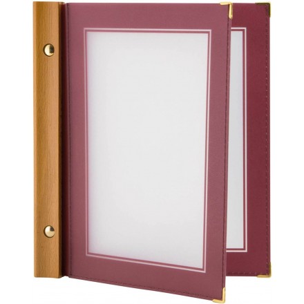 Protège-menu A5 WOOD SECURIT Protège-menus A5