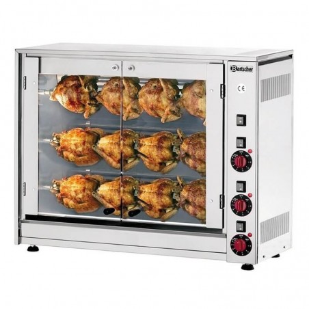 Rôtissoire électrique P12N - 12 poulets BARTSCHER Rôtissoires