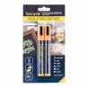 Lot de 2 feutres craie mine 2-6mm - 9 coloris SECURIT Salle