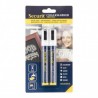 Lot de 2 feutres craie mine 2-6mm - 9 coloris SECURIT Salle