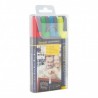 Lot de 4 feutres craie couleur mine 2-6mm SECURIT Salle