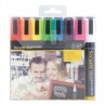 Lot de 8 feutres craie couleur mine 2-6mm SECURIT Salle