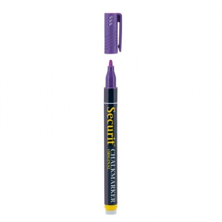 Lot de 4 feutres craie tropical mine 1-2mm SECURIT Salle