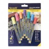 Lot de 7 feutres craie couleur mine 1-2mm SECURIT Salle