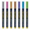 Lot de 7 feutres craie métalliques mine 1-2mm SECURIT Salle