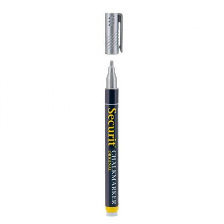 Lot de 7 feutres craie métalliques mine 1-2mm SECURIT Salle
