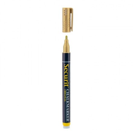 Lot de 7 feutres craie métalliques mine 1-2mm SECURIT Salle