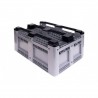 Caisse-palette gerbable 610L  Cuves inox/bacs à glace